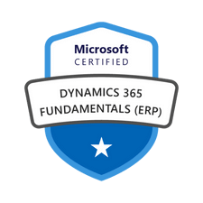 Microsoft Certified: Dynamics 365 Fundamentals (ERP)